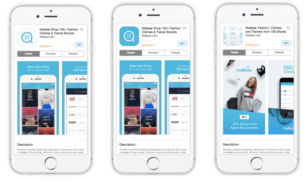 app ab testing case study mallzee