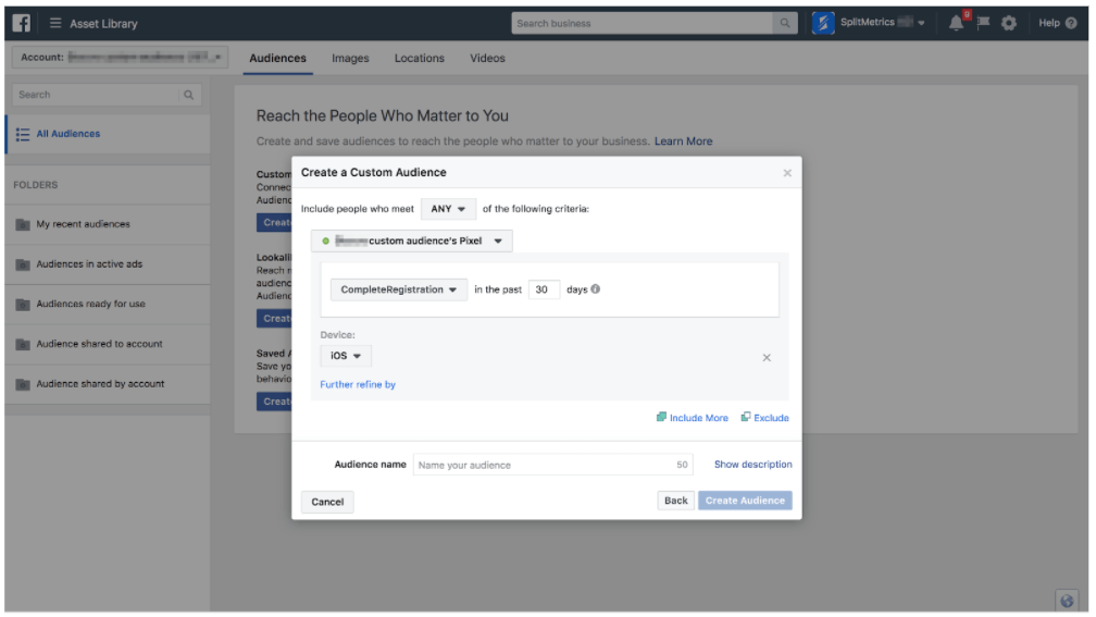 better audience with Facebook Pixel