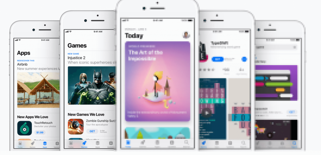 apple app store redesign games splitmetircs