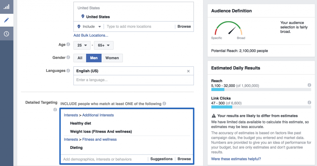 Facebook App Install Ads targeting splitmetrics 1