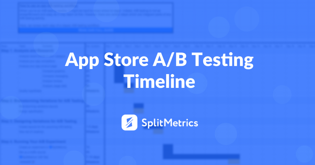 app store ab testing timeline splitmetrics