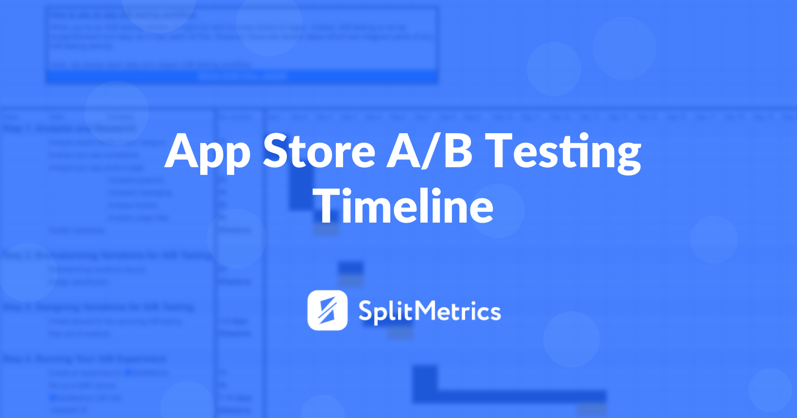 app store ab testing timeline splitmetrics