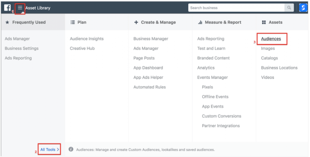 creating custom Audience