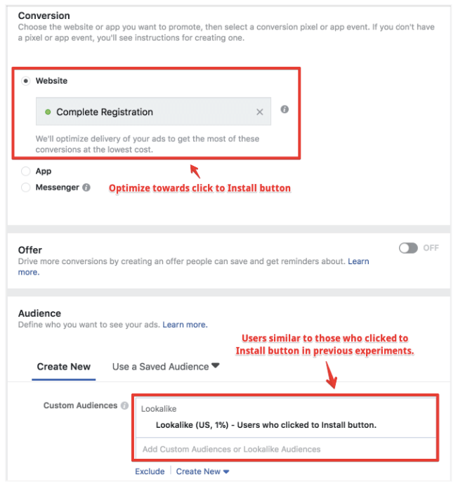 optimize ad campaigns for SplitMetrics A/B experiments