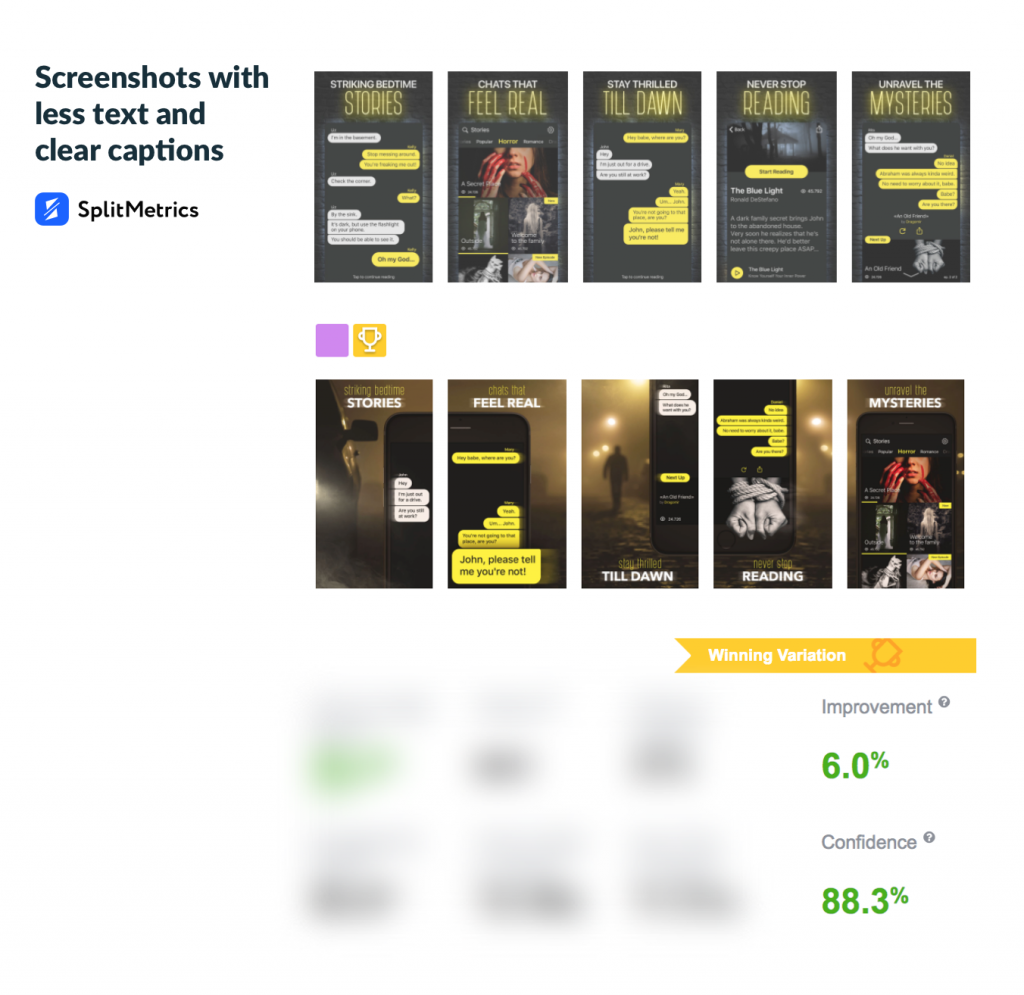 bpmobile case study app store screenshots splitmetircs
