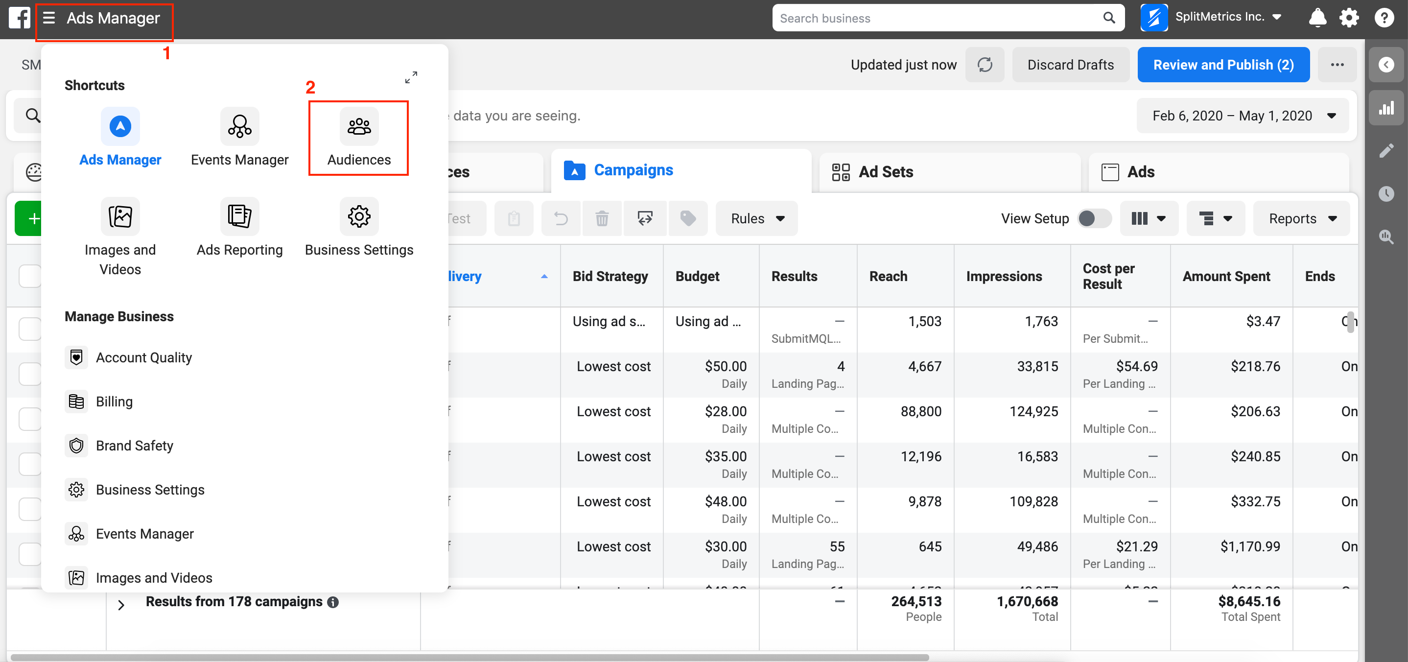 creating custom Audience