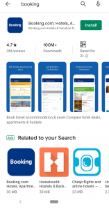 google play search page