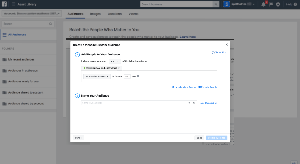 better audience with Facebook Pixel