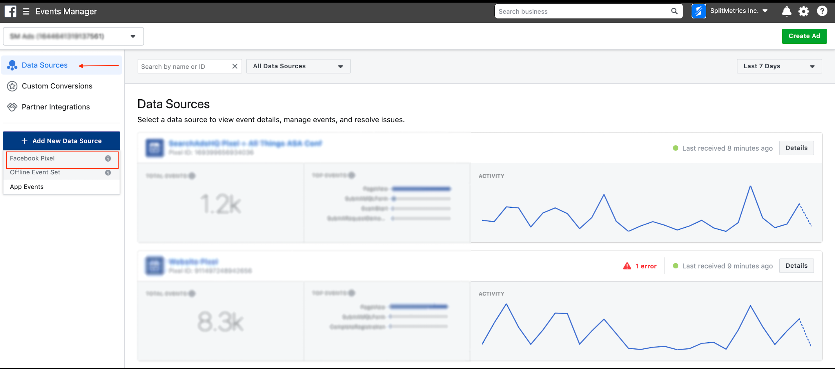how to create Facebook Pixel