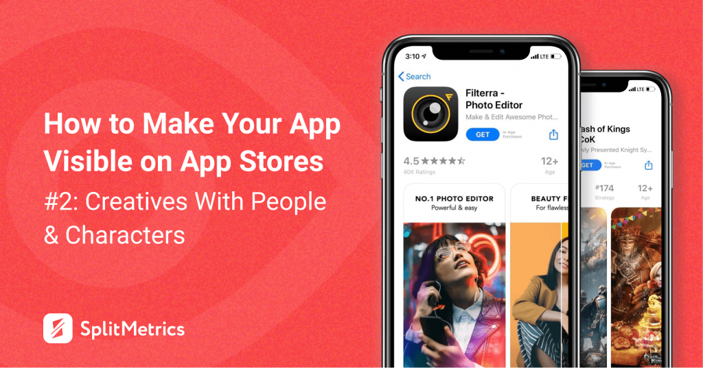 App store creatives with people