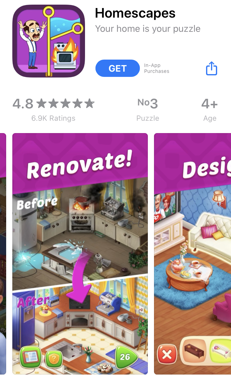 Homescapes na App Store