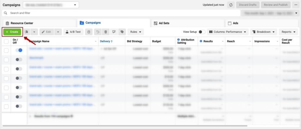 How to Set up a Campaign on Facebook to Start A/B testing?