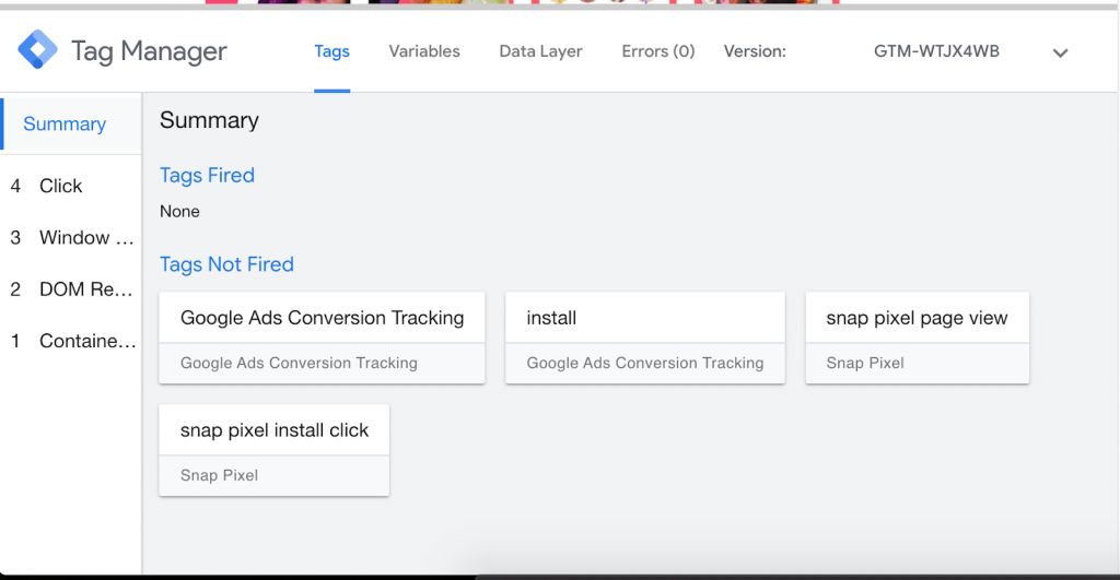 Google Conversion Tag Integration