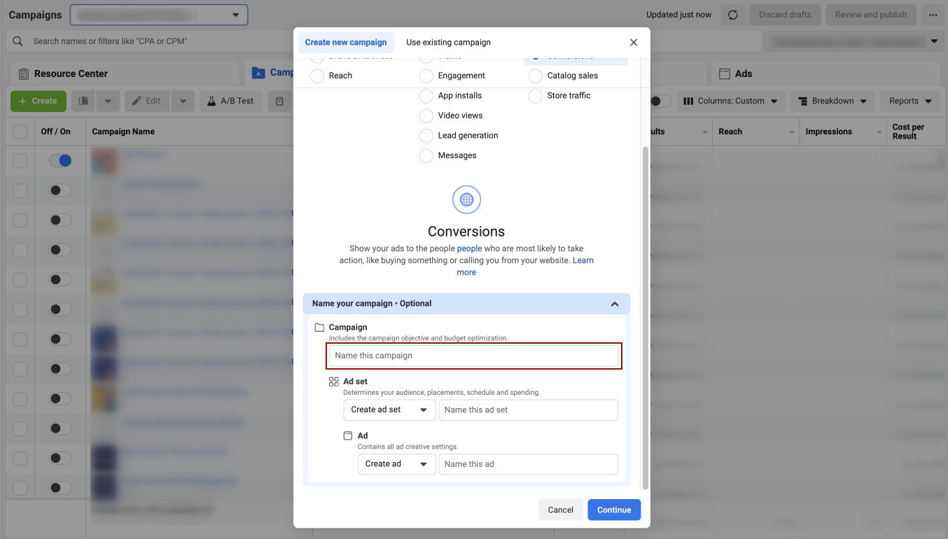 How To Set Up A Campaign On Facebook To Start A/B Testing? • SplitMetrics