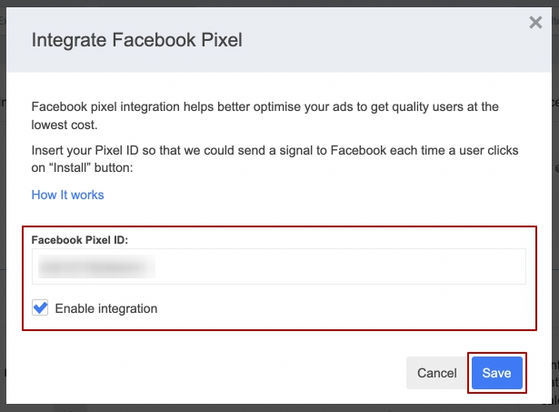 Facebook Pixel Integration with SplitMetrics