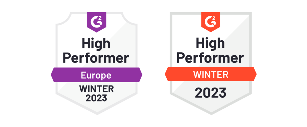 We’re a High Performer and a Leader in G2 Winter 2023 Reports!