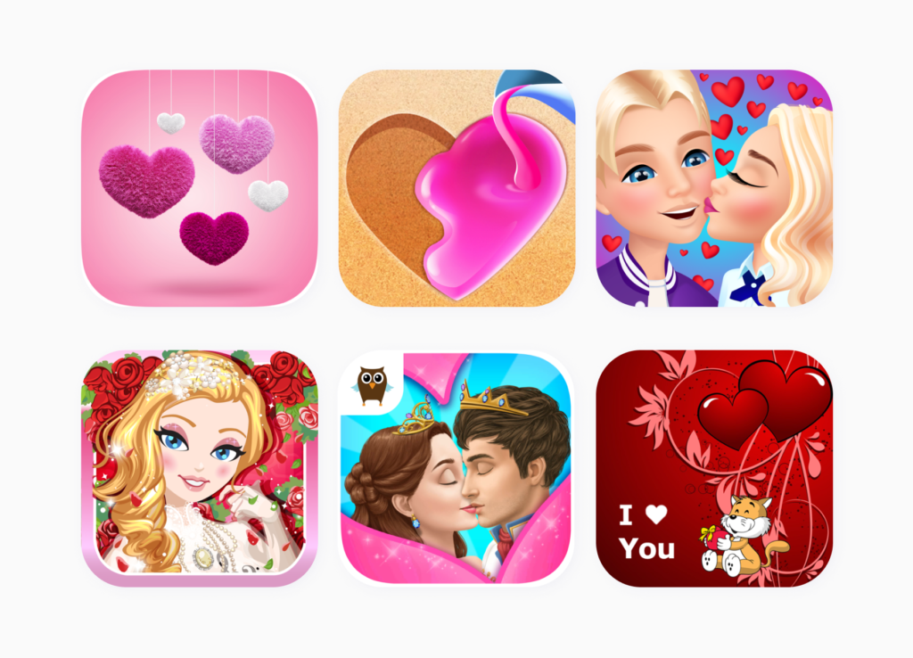 Top Valentine&#8217;s Day App Icons for Iphone in 2024