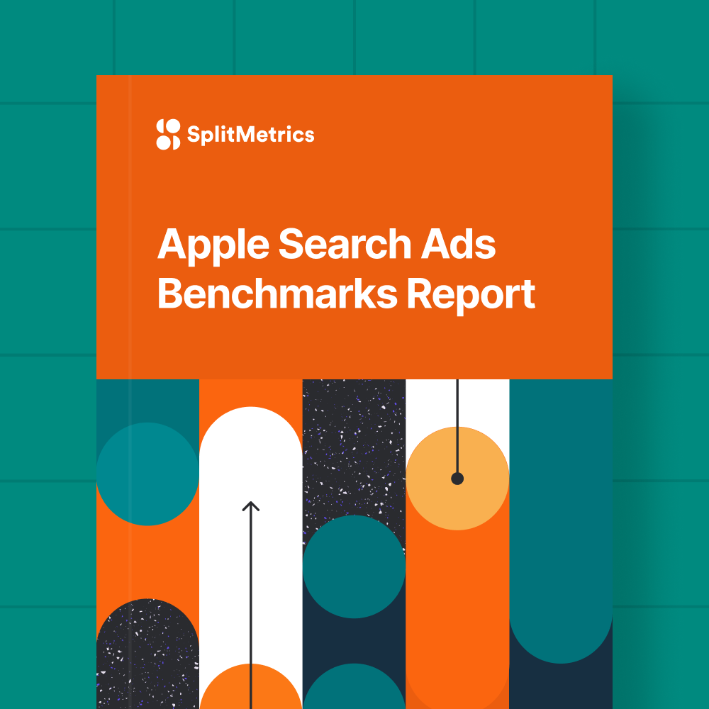Apple Search Ads Search Results Benchmarks Report H1 2022 cover