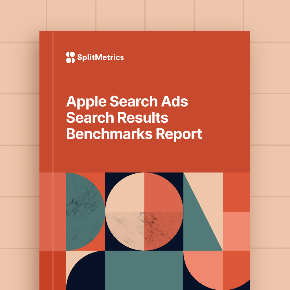 Apple Search Ads Search Results Benchmarks Report H2 2022 cover