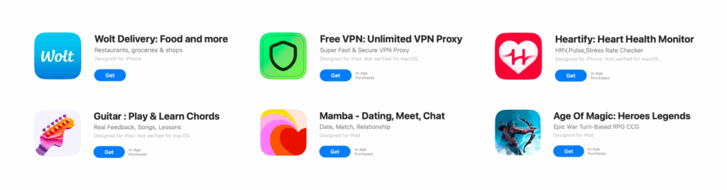 App Store app metadata in App Radar