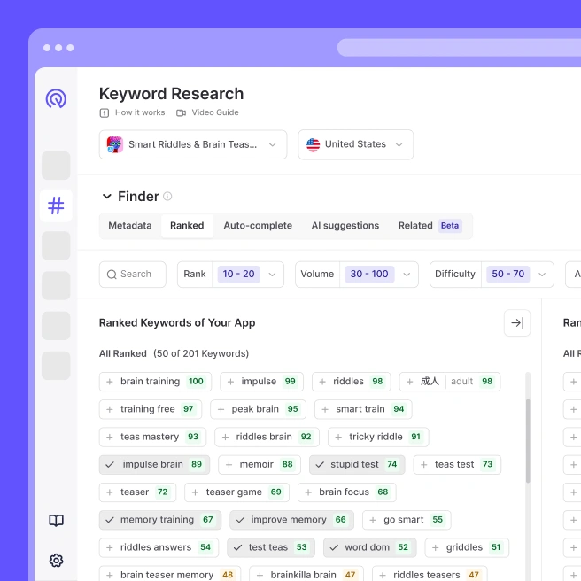 App Radar by SplitMetrics | ASO for Winning Organic Search